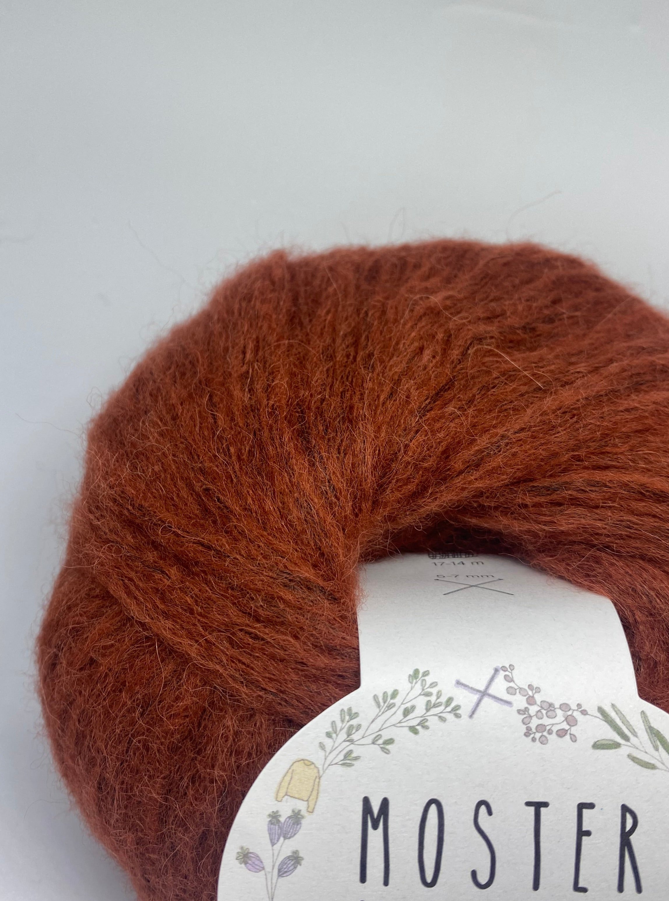 BURNT ORANGE (BABY ALPACA MERINOWOOL)